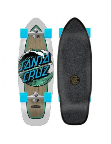 Surfskate Carver x Santa Cruz Wave Dot Cut Back 29.95" CX