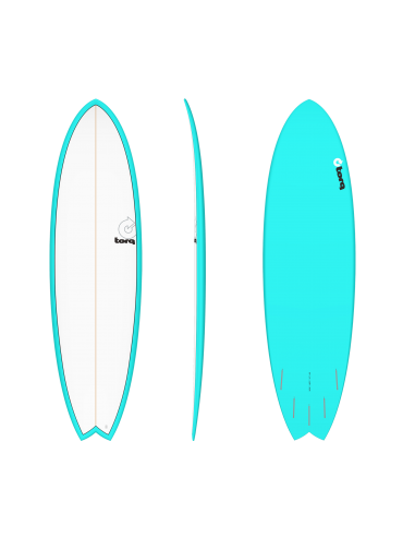 Tabla de surf Fish TORQ 6'6"  Miami Blue