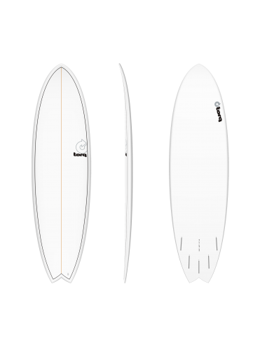 Tabla de surf Fish TORQ 6'10" White